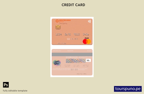 lista para imprimir plantilla de mastercard Montenegro Hipotekarna Banka